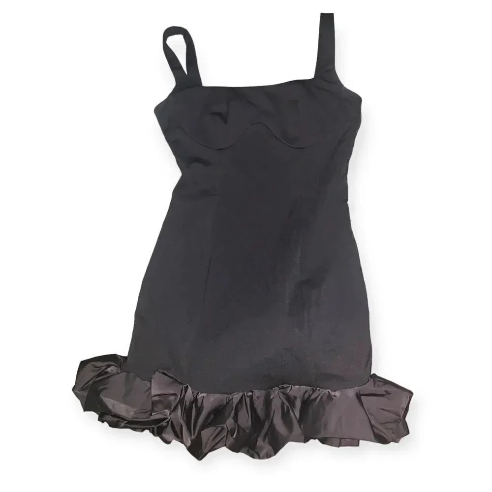 AEL Ruffle Square Neck Minidress - Picture 2 of 5